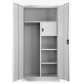 STEEL FURNITURE - Full Height Swingdoor Cupboard / 4 Drawers Filling / Steel Locker /Plastic Lock /Steel Rack