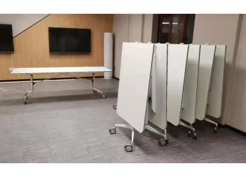 Folding Table (Centre Folding)- with wheel ( wheel lockable)