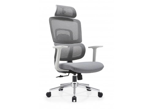 KI-8618-WH- HB Highback mesh chair