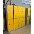STEEL FURNITURE - Full Height Swingdoor Cupboard / 4 Drawers Filling / Steel Locker /Plastic Lock /Steel Rack
