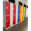 STEEL FURNITURE - Full Height Swingdoor Cupboard / 4 Drawers Filling / Steel Locker /Plastic Lock /Steel Rack
