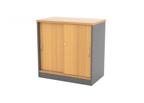 Cabinet - Low Sliding-Door Cabinet c/w lock