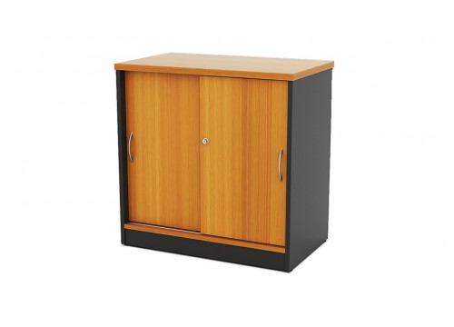 Cabinet - Low Sliding-Door Cabinet c/w lock  