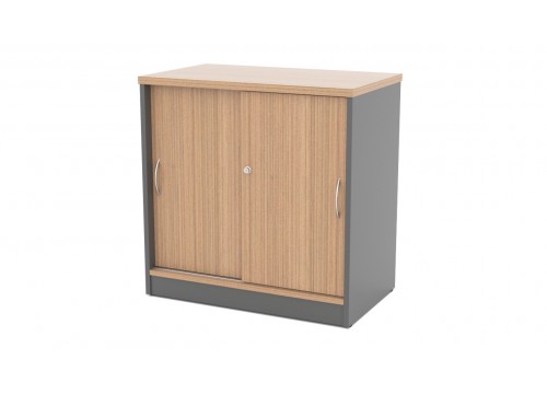 Cabinet - Low Sliding-Door Cabinet c/w lock