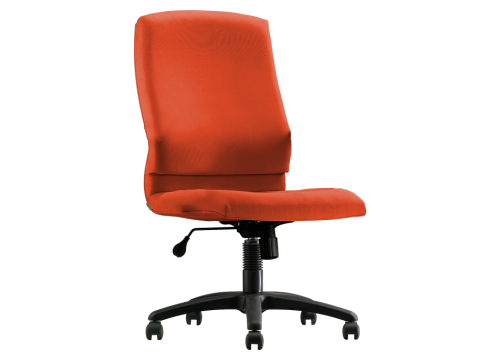 KI-242LB-NA -Lowback fabric chair ""Without"" armrest