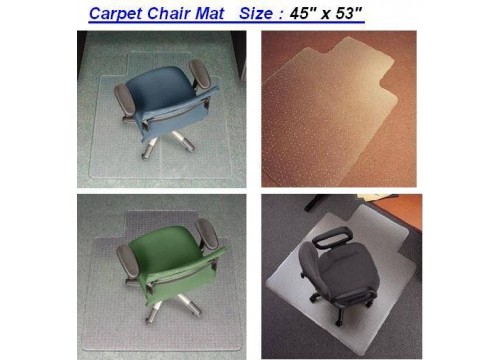 Chair Mat with Spikes for Carpeted Floors  or without Spikes  for Hard Floor