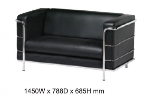 KI-16AS-2 - Double Seater Settee Sofa Dimensions: 1450W x 788D x 685H