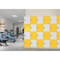 STEEL FURNITURE - Full Height Swingdoor Cupboard / 4 Drawers Filling / Steel Locker /Plastic Lock /Steel Rack