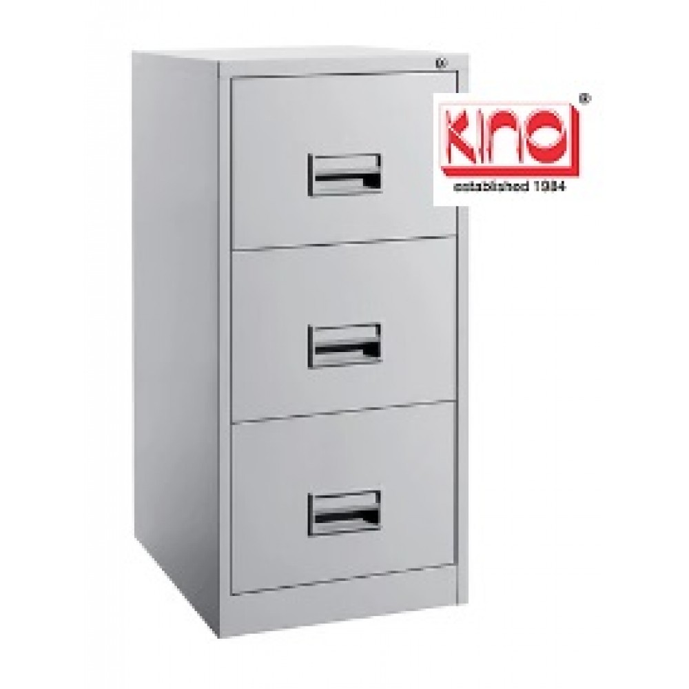 STEEL FURNITURE - Full Height Swingdoor Cupboard / 4 Drawers Filling / Steel Locker /Plastic Lock /Steel Rack