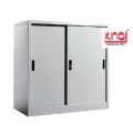 STEEL FURNITURE - Full Height Swingdoor Cupboard / 4 Drawers Filling / Steel Locker /Plastic Lock /Steel Rack