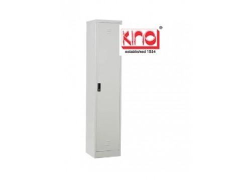 KI- 1D18 -Steel locker c/w 1 door compartment c/w hanging rod and 1 shelf & key lock.