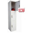 STEEL FURNITURE - Full Height Swingdoor Cupboard / 4 Drawers Filling / Steel Locker /Plastic Lock /Steel Rack