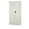 STEEL FURNITURE - Full Height Swingdoor Cupboard / 4 Drawers Filling / Steel Locker /Plastic Lock /Steel Rack