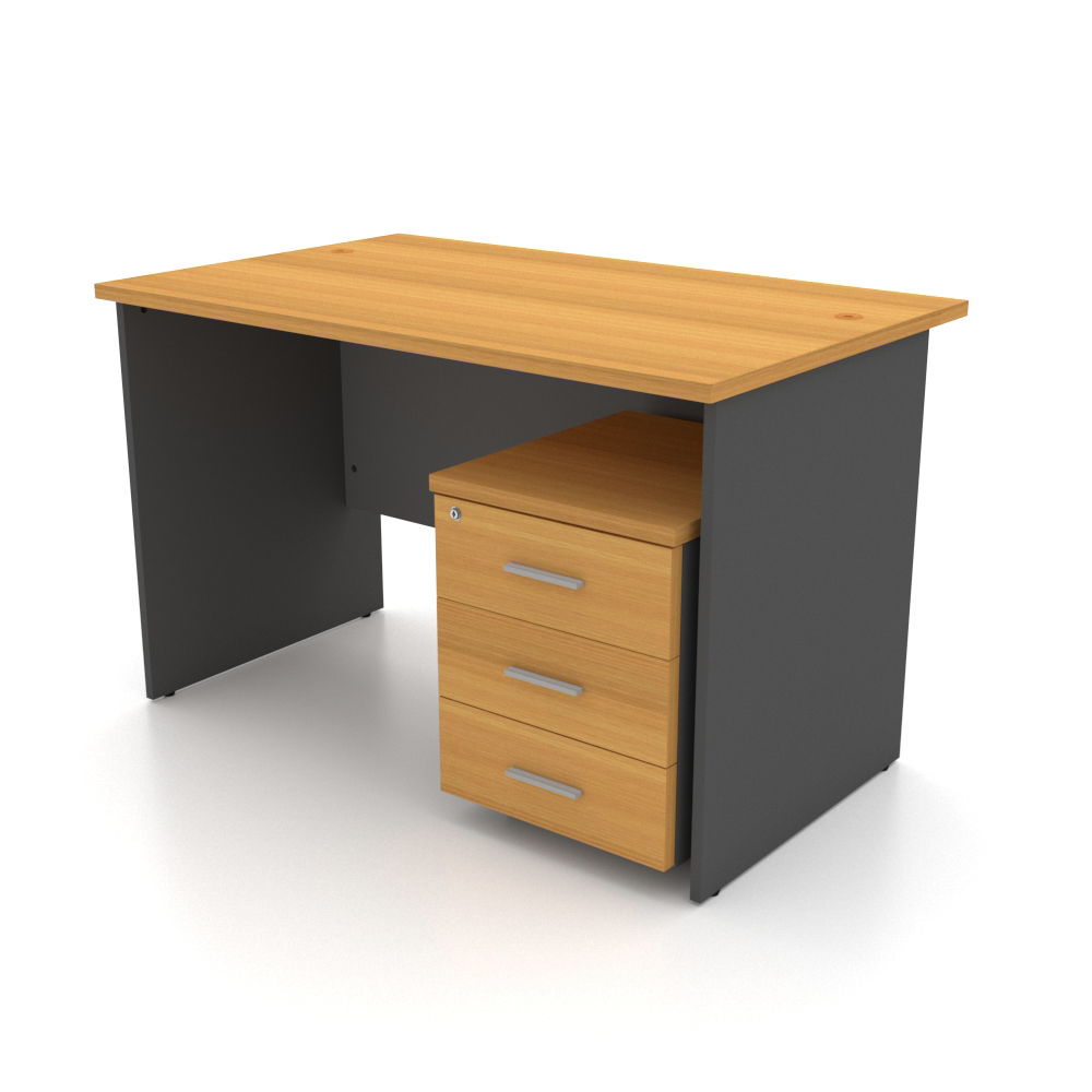 Office Desk- Wooden Leg