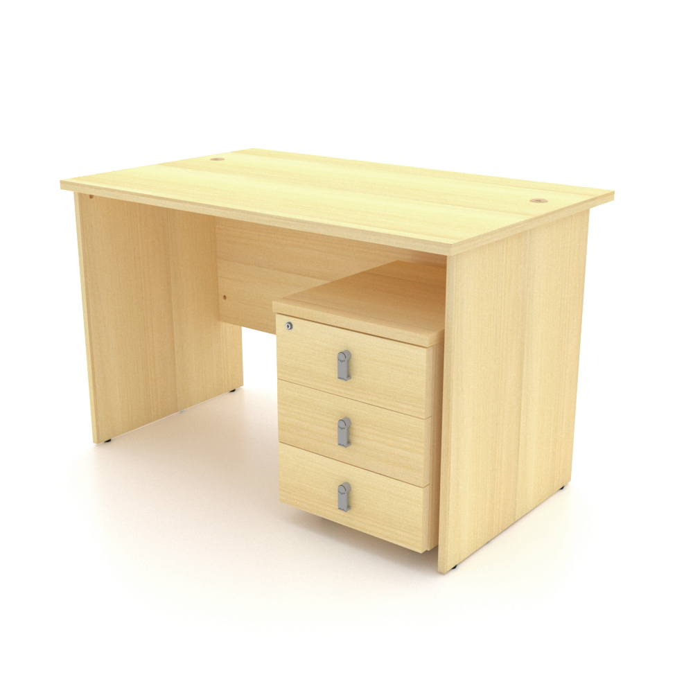 Office Desk- Wooden Leg