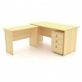 Office Desk- Wooden Leg