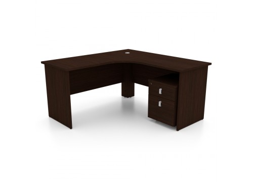 L Shape Table c/w Drawer