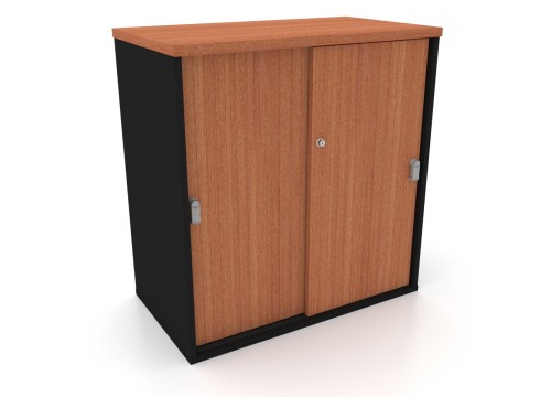 Cabinet - Low Sliding-Door Cabinet c/w lock  
