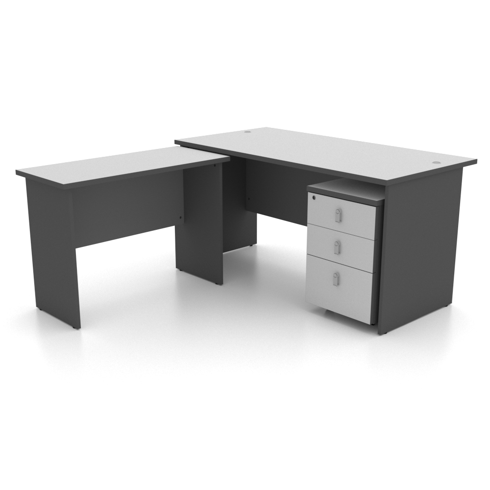 Office Desk- Wooden Leg