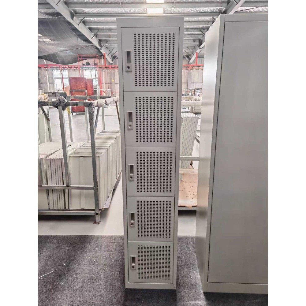 STEEL FURNITURE - Full Height Swingdoor Cupboard / 4 Drawers Filling / Steel Locker /Plastic Lock /Steel Rack